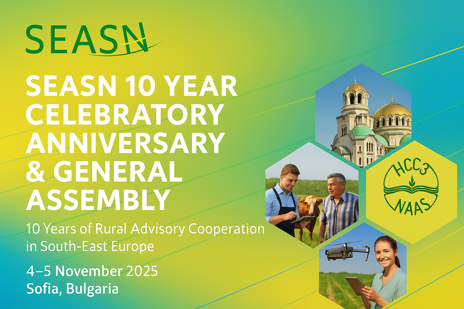 SEASN 10th Anniversary Academy – Save the Date (Sofia, 4–5 November 2025)
